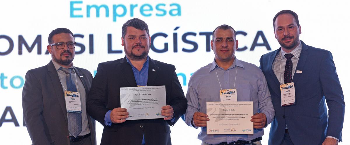 Tomasi Logística é certificada como “Transportadora da Vida”